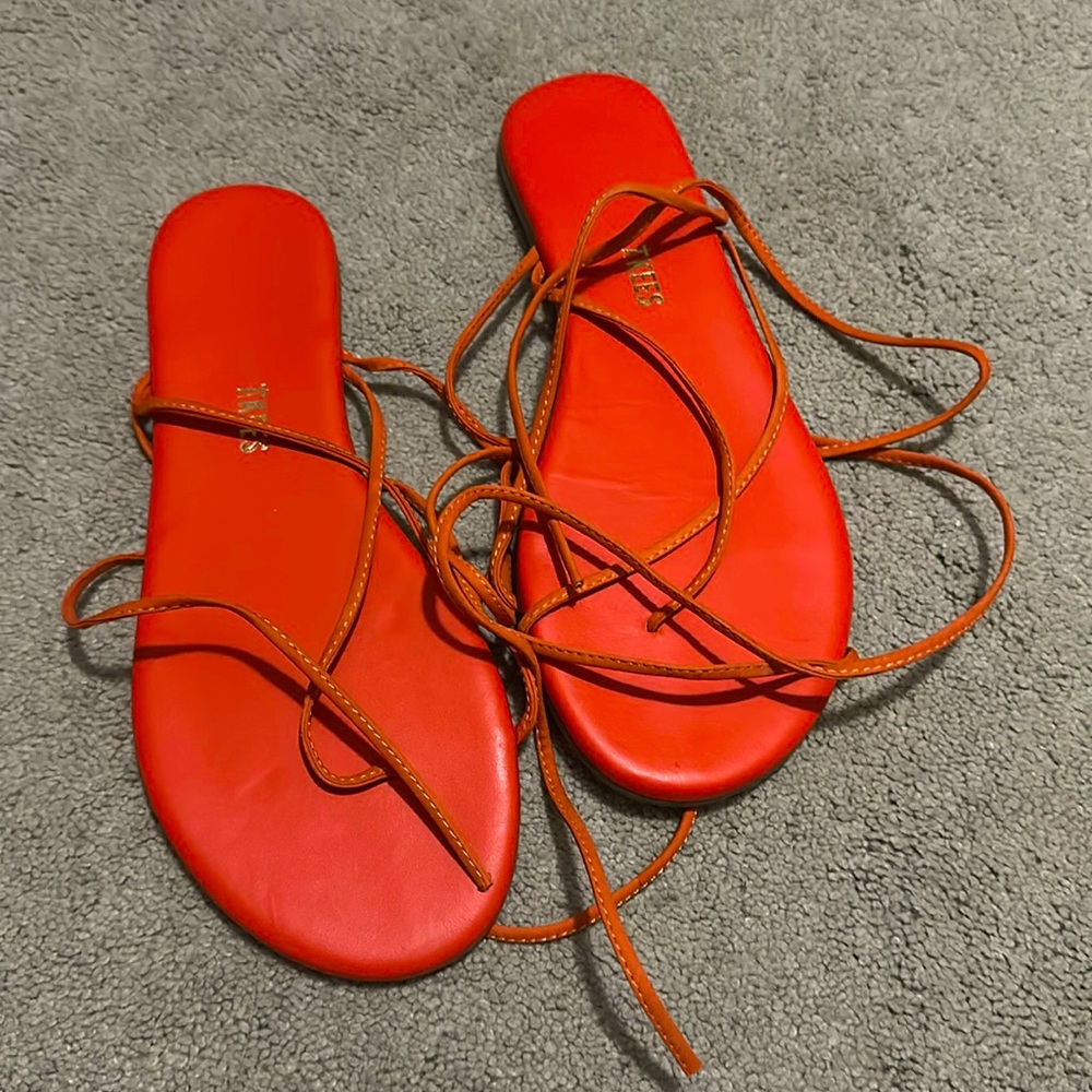 Brand New. No tags. Strappy teeks “Roe” sandals